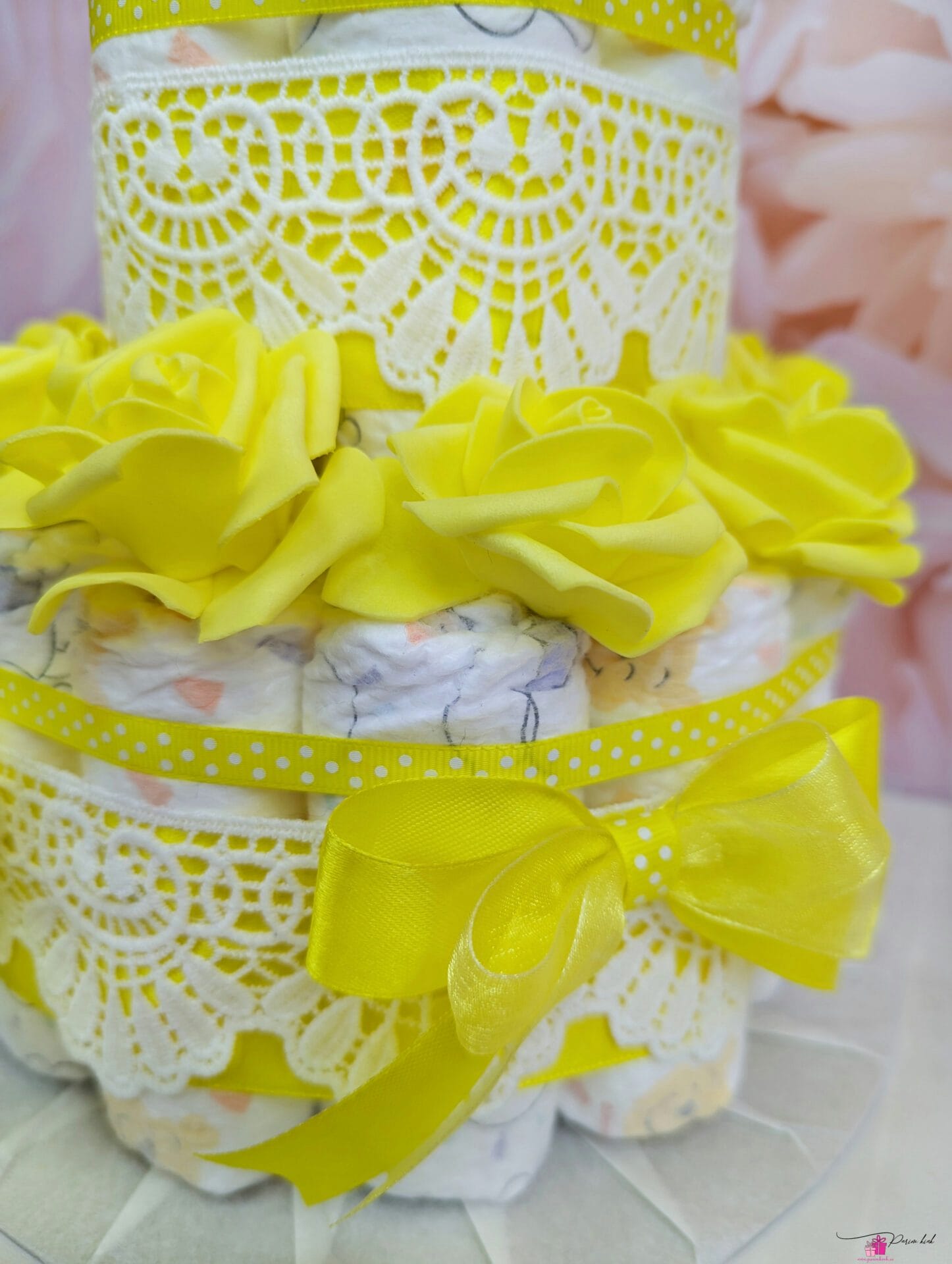 kollane mähkmetort närimisrõngaga 1