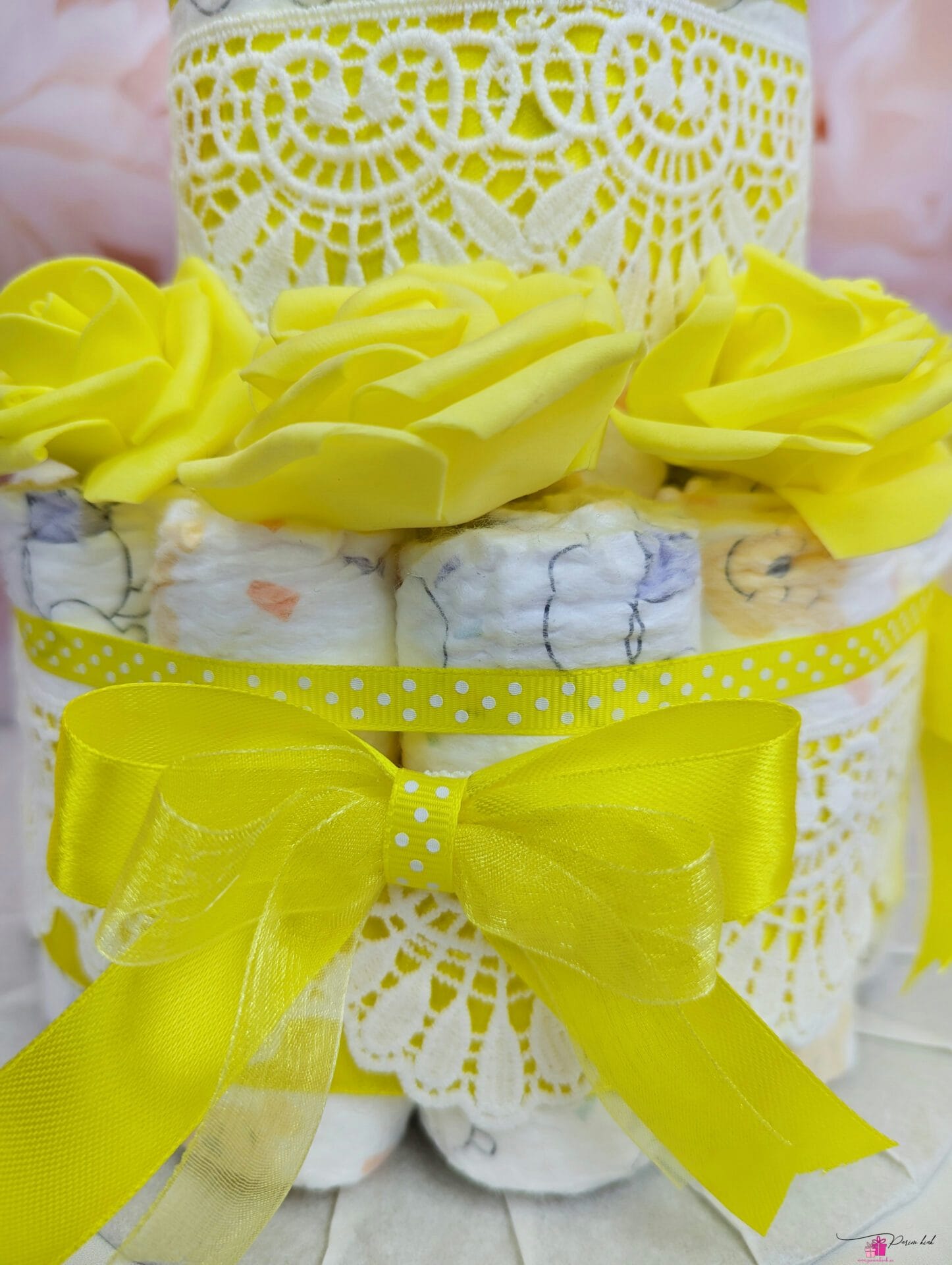 kollane mähkmetort närimisrõngaga 2