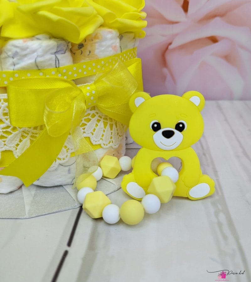 kollane mähkmetort närimisrõngaga 4 kollane mähkmetort närimisrõngaga 4