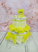 kollane mähkmetort närimisrõngaga 6