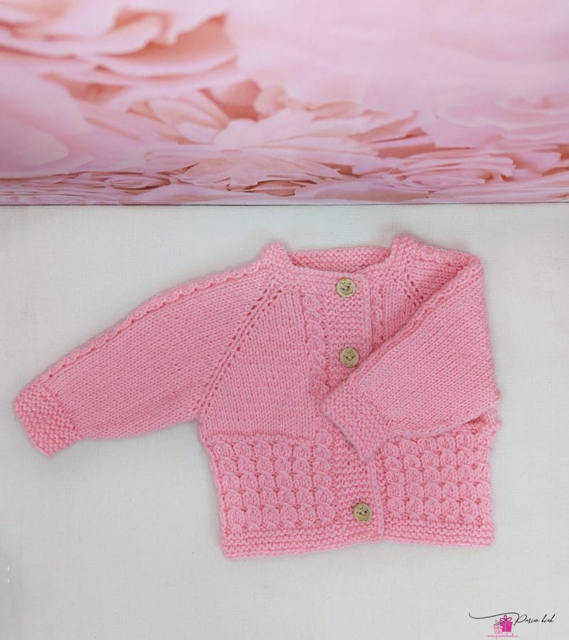 roosa käsitööna kootud kampsun 1 roosa käsitööna kootud kampsun 1