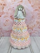 roosa-kuldne mähkmetort kaisutekiga 5