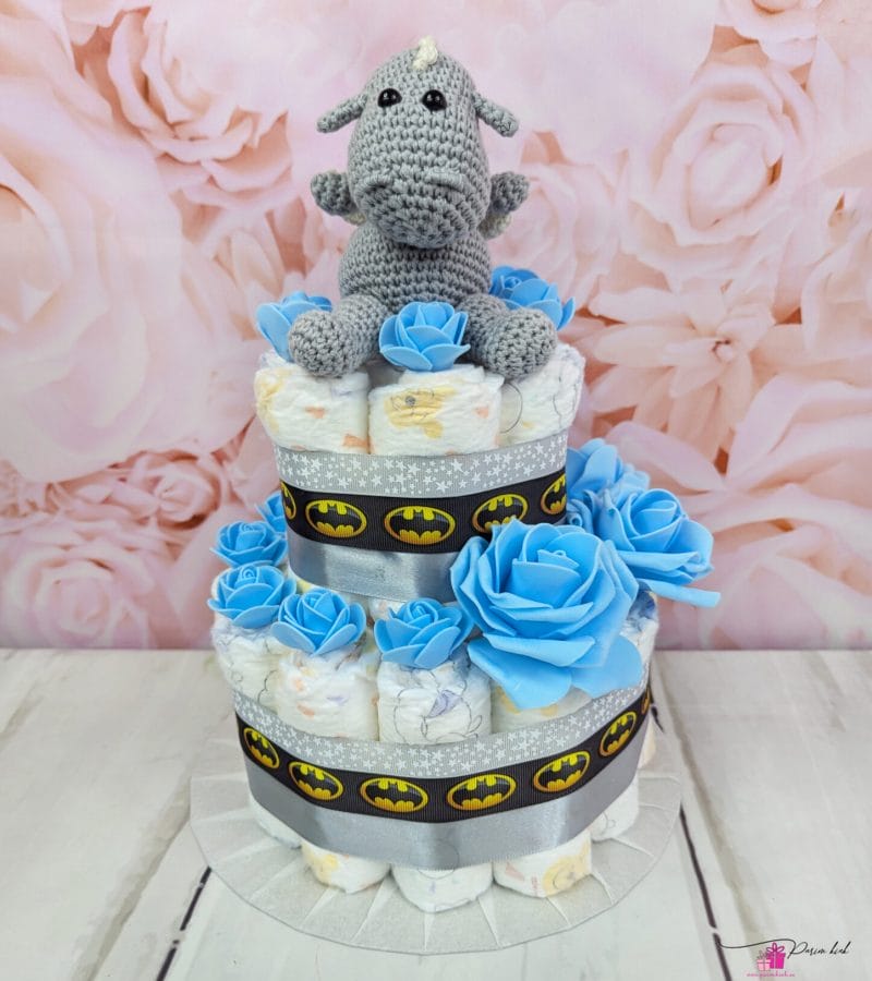 Hall mähkmetort Amigurumi draakoniga 5 Hall mähkmetort Amigurumi draakoniga 5