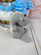 Hall mähkmetort Amigurumi draakoniga