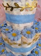 Helesinine mähkmetort amigurumi jänesega 1