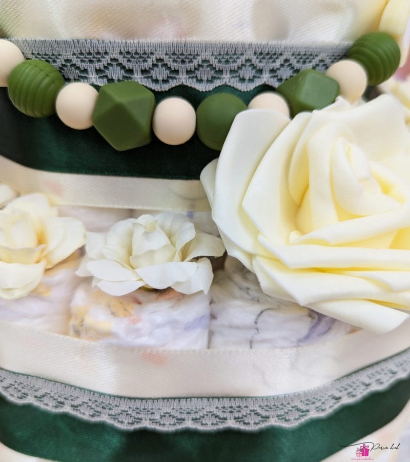 Roheline-Beež mähkmetort lutiketiga 1 Roheline-Beež mähkmetort lutiketiga 1