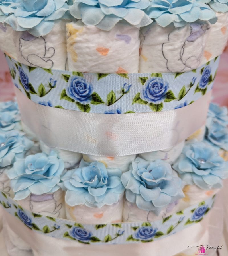 Sinine mähkmetort käsitöö kõristiga 5 Sinine mähkmetort käsitöö kõristiga 5