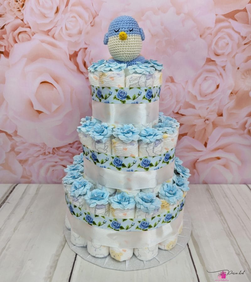 Sinine mähkmetort käsitöö kõristiga 6 Sinine mähkmetort käsitöö kõristiga 6