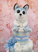 helesinine mähkmetort huskyga 1