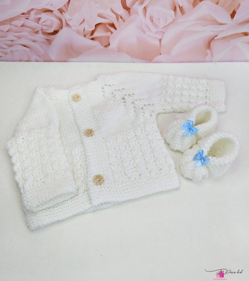 käsitööna kootud kampsun ja papud 2 käsitööna kootud kampsun ja papud 2