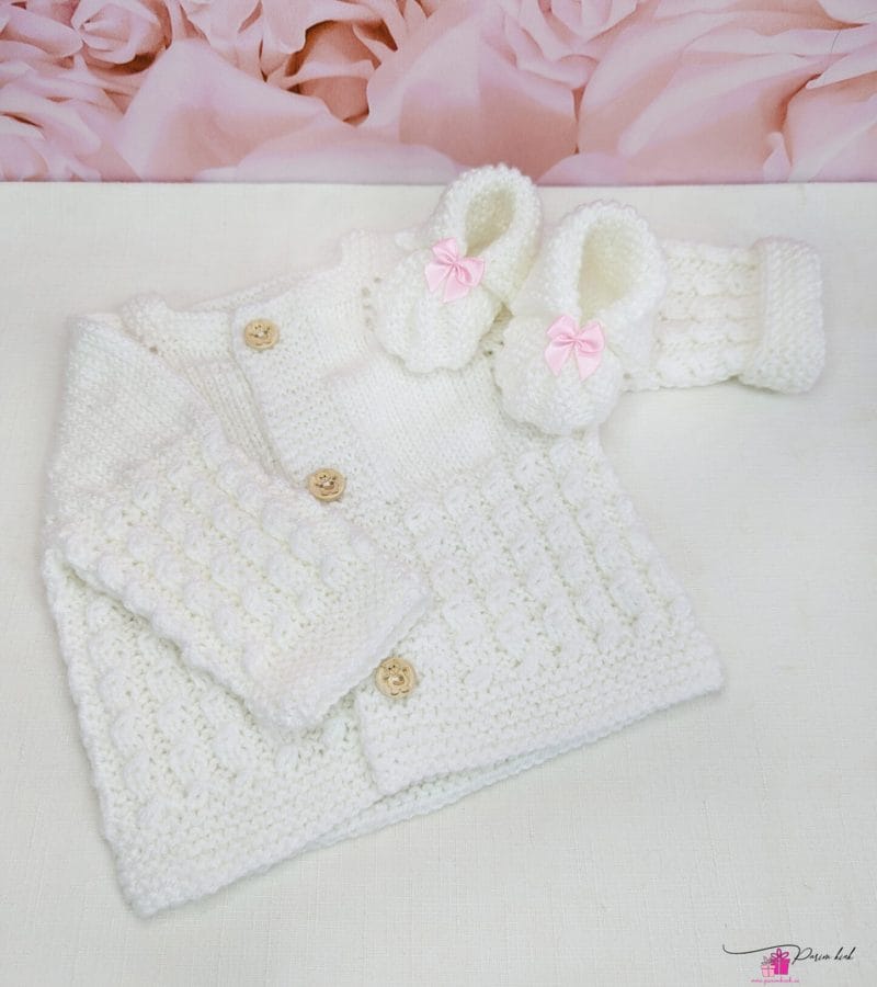 käsitööna kootud kampsun ja papud tüdrukule 2 käsitööna kootud kampsun ja papud tüdrukule 2