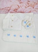 sinine kootud beebi komplekt