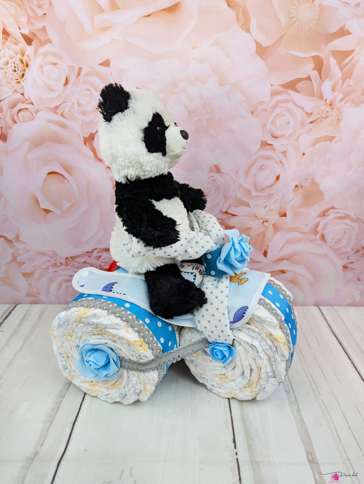 Kolmerattaline Mähkmetort Pandaga