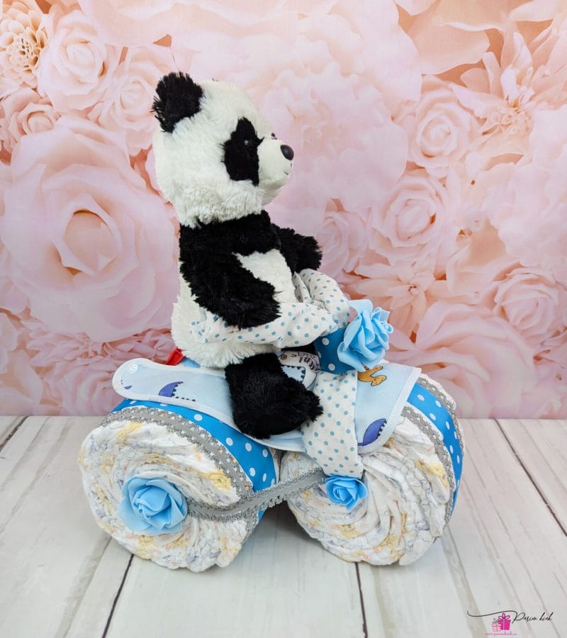 Kolmerattaline Mähkmetort Pandaga Kolmerattaline Mähkmetort Pandaga