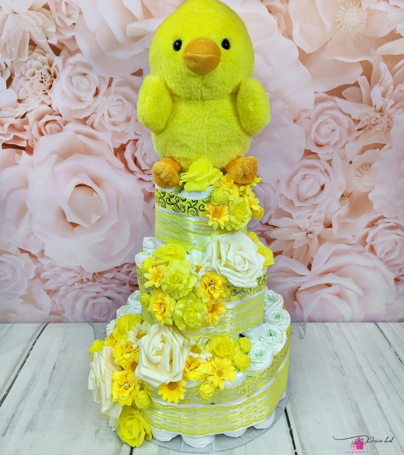 kollane mähkmetort tibu-tibuga 3