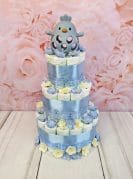 sinine mähkmetort närimisleluga