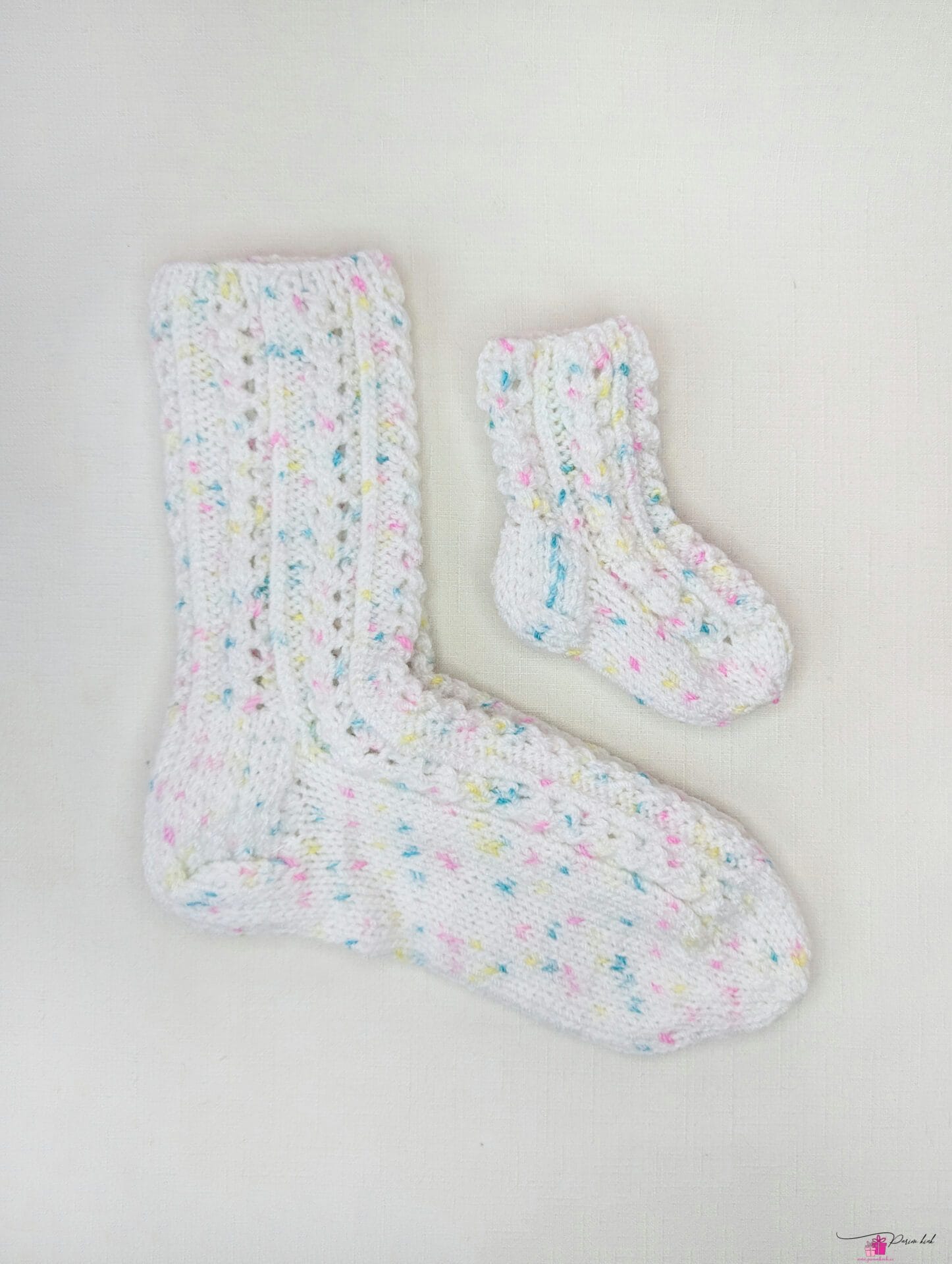 Täpilised Pitssokid Emale ja Beebile 4