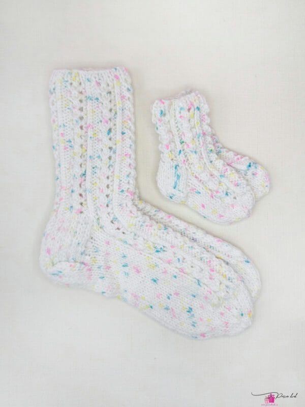 Täpilised Pitssokid Emale ja Beebile