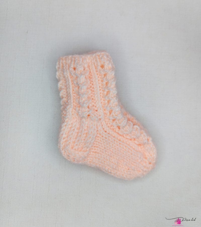 lõheroosad pitssokid beebile 1 lõheroosad pitssokid beebile 1