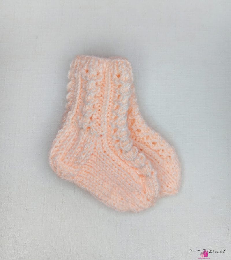 lõheroosad pitssokid beebile lõheroosad pitssokid beebile