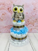 sinine mähkmetort öökulliga