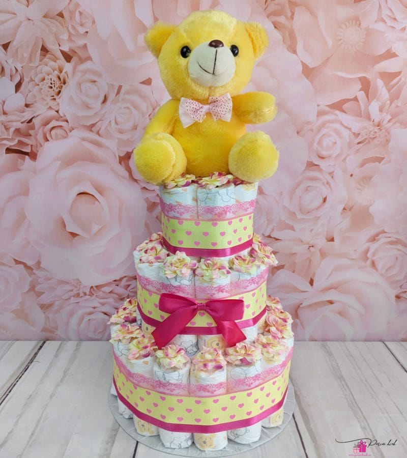 helekollane mähkmetort karuga helekollane mähkmetort karuga