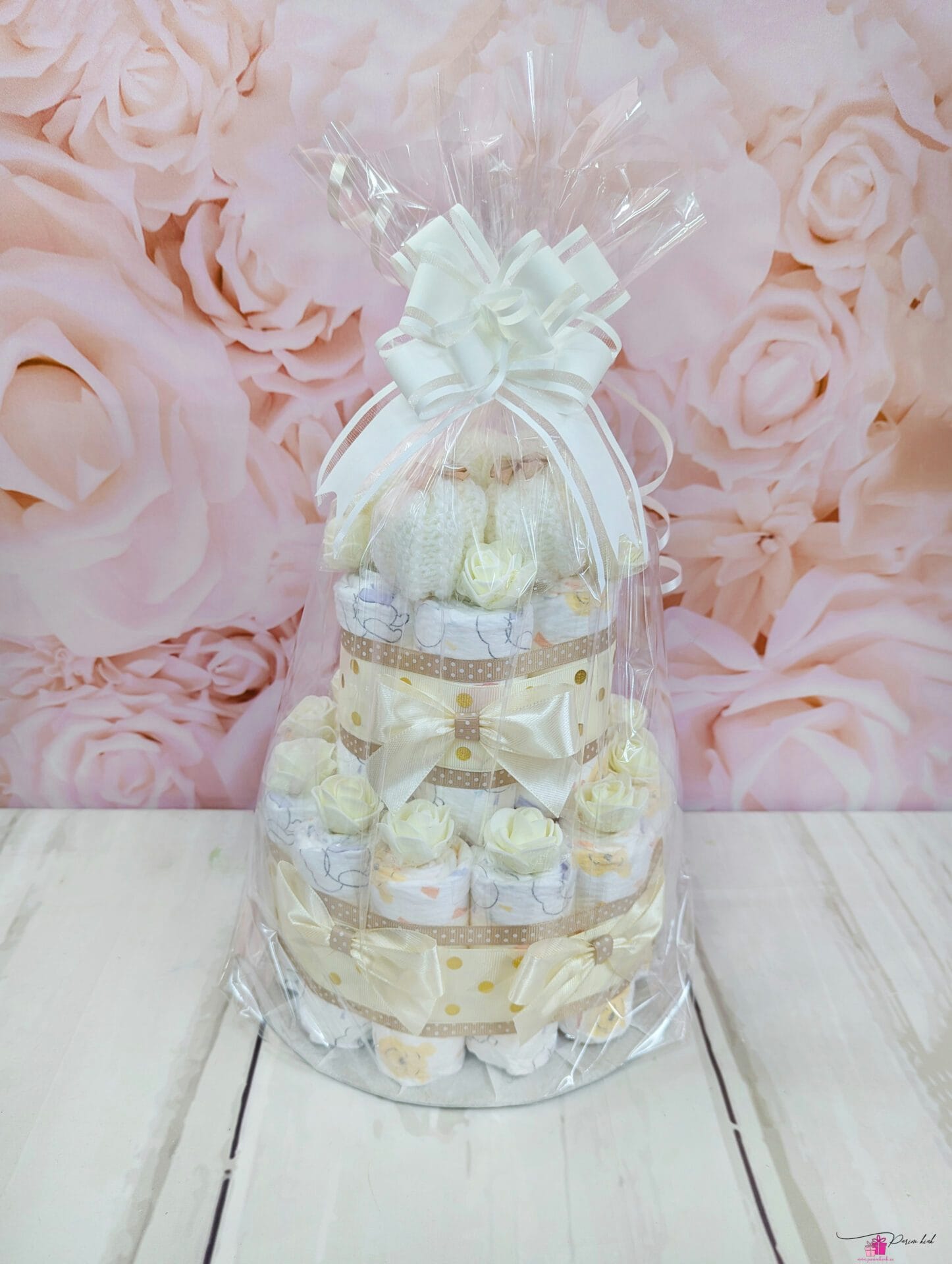 neutraalne mähkmetort käsitöö papudega