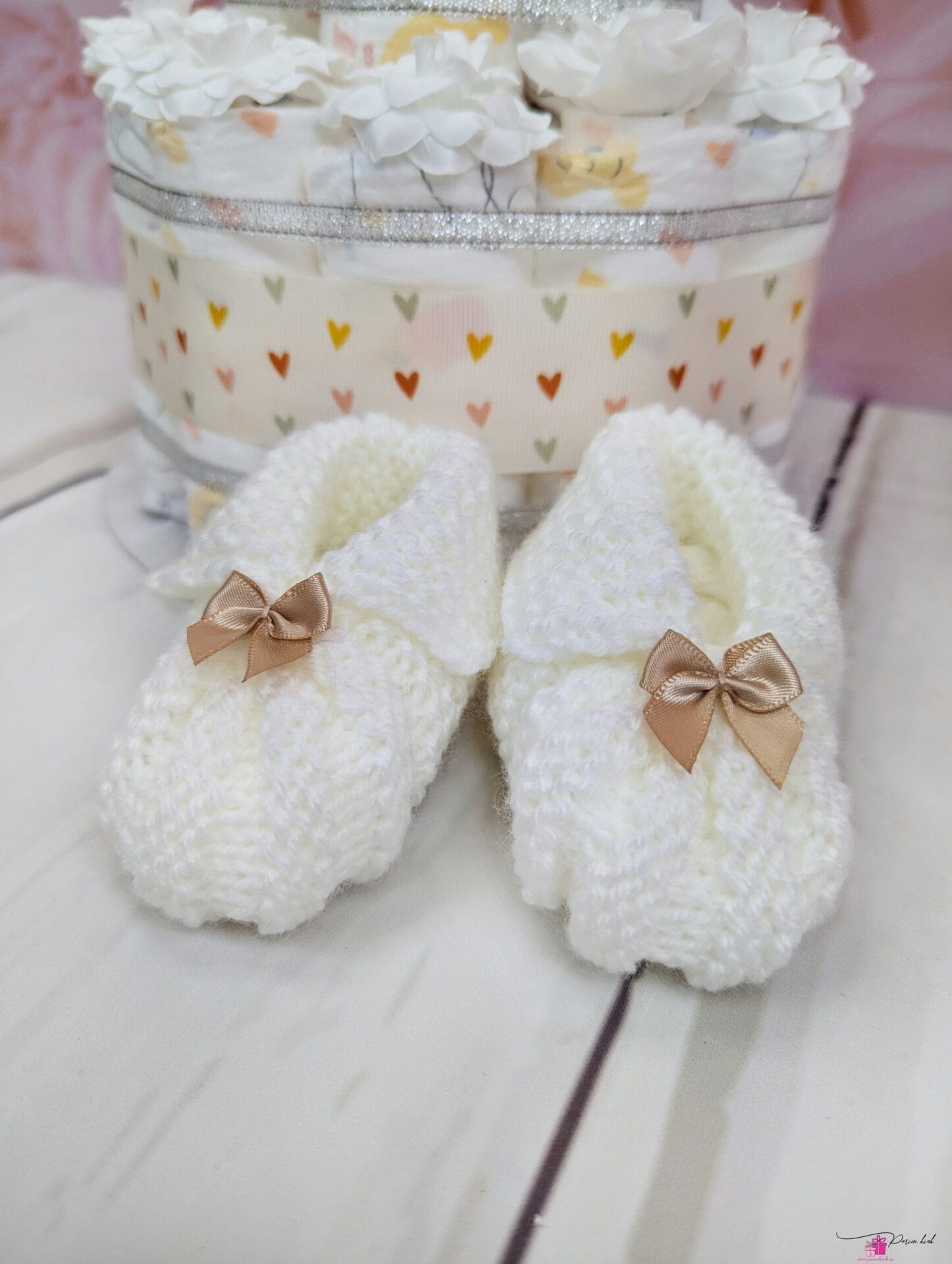 neutraalne mähkmetort kootud papudega 1