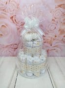 neutraalne mähkmetort kootud papudega