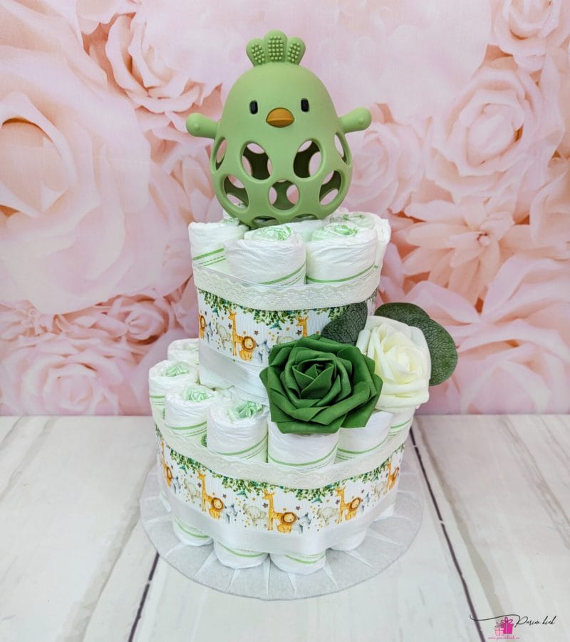 roheline mähkmetort närimisleluga 1