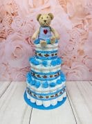 tumesinine mähkmetort karuga