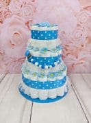 tumesinine mähkmetort lutiketiga