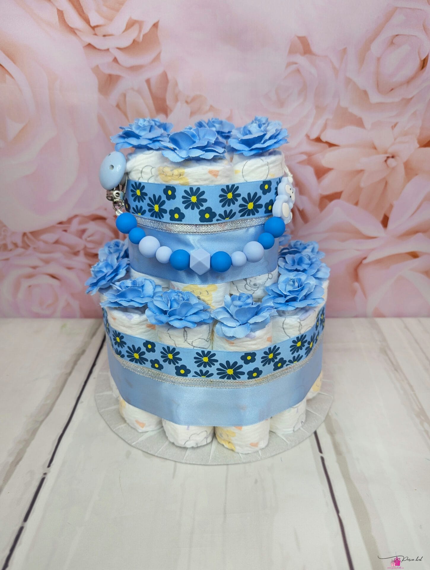 Sinine mähkmetort pesukaru lutiketiga