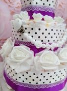 lilla täpiline mähkmetort lutiketiga 3