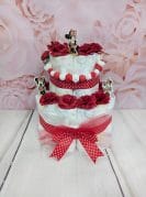 punane mähkmetort lutiketiga