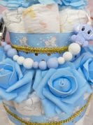 sinine täpiline mähkmetort lutiketiga 1