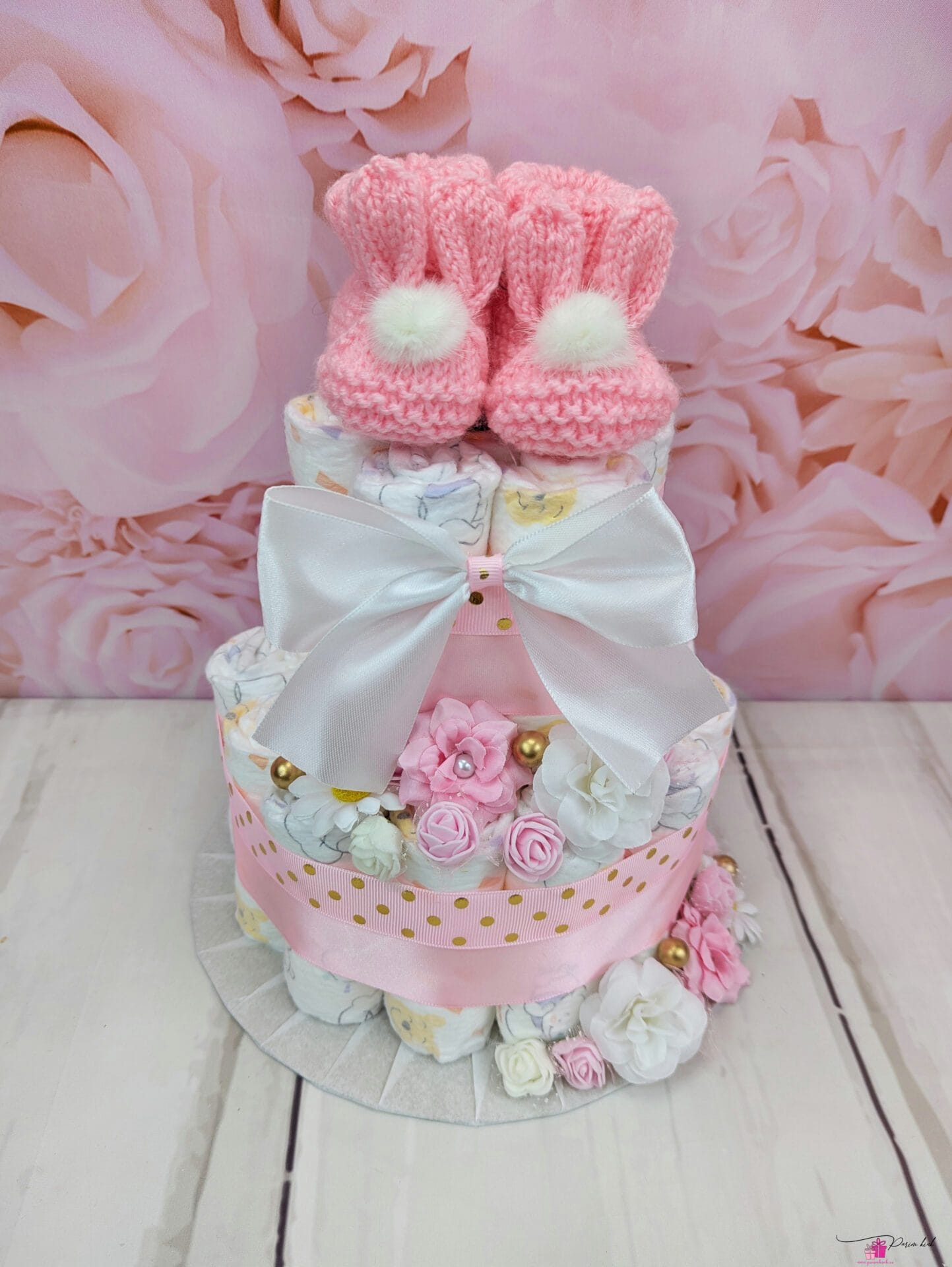 Heleroosa mähkmetort jänkupapudega 5