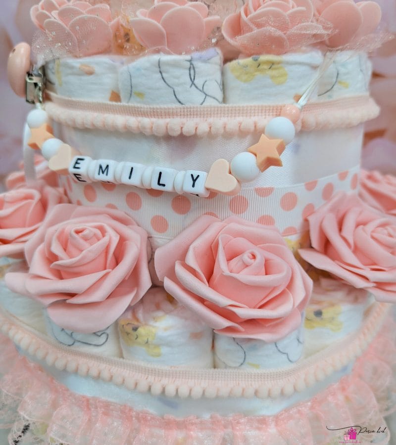 Virsikutooni satsidega mähkmetort lutiketiga 1 Virsikutooni satsidega mähkmetort lutiketiga 1