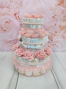 Virsikutooni satsidega mähkmetort lutiketiga