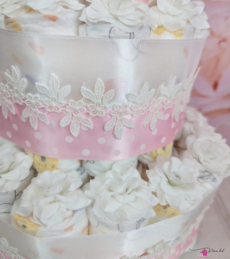 roosa-valge mähkmetort papudega 1 roosa-valge mähkmetort papudega 1