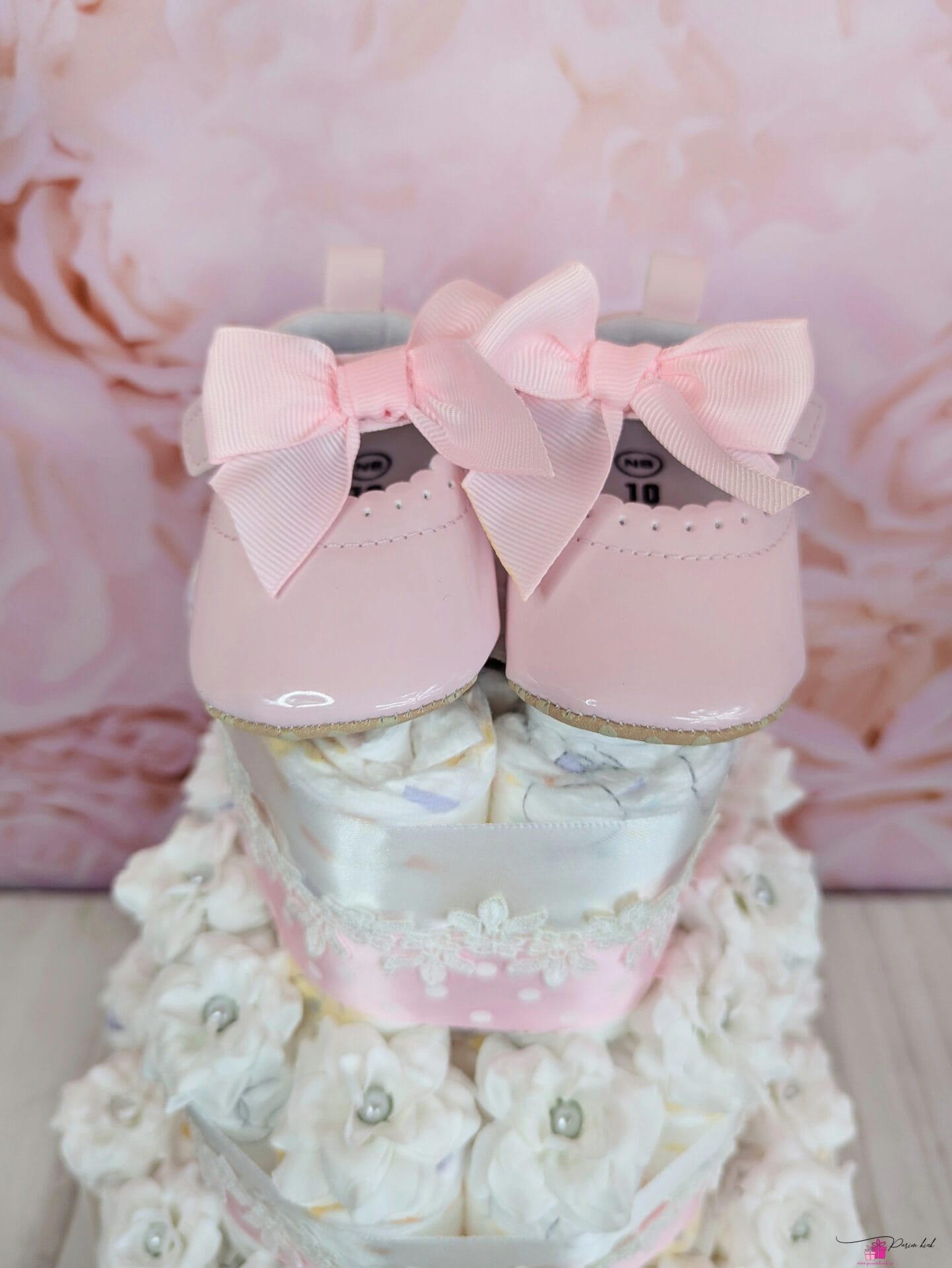 roosa-valge mähkmetort papudega 3