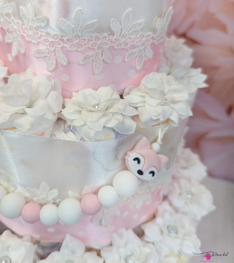 heleroosa-valge mähkmetort lutiketiga 1 heleroosa-valge mähkmetort lutiketiga 1