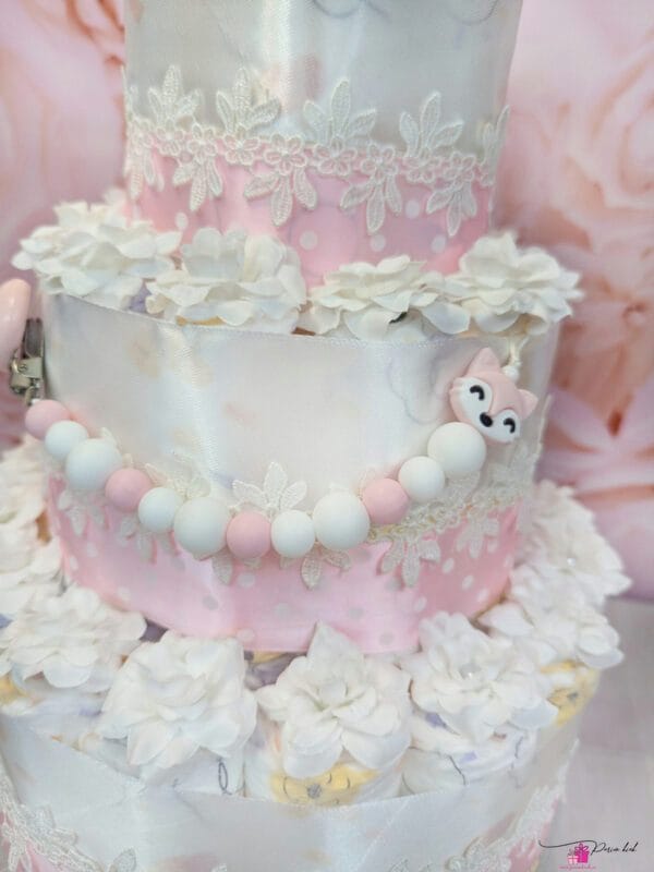 heleroosa-valge mähkmetort lutiketiga 3