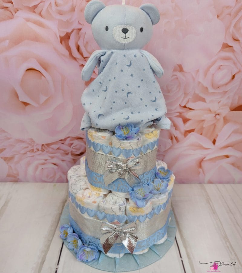 helesinine mähkmetort karu kaisutekiga helesinine mähkmetort karu kaisutekiga