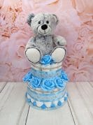 helesinine mähkmetort karumõmmiga