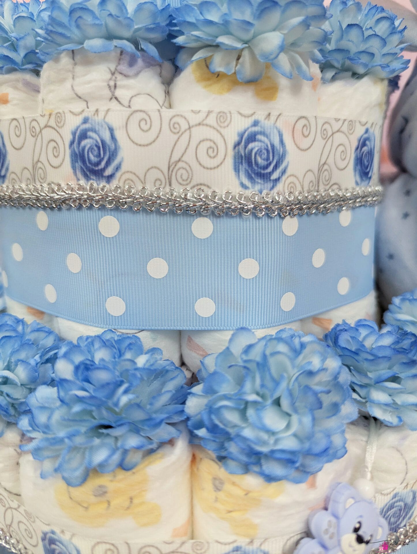 sinine neljakordne mähkmetort kaisutekiga 3