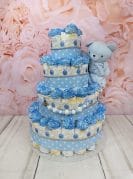 sinine neljakordne mähkmetort kaisutekiga