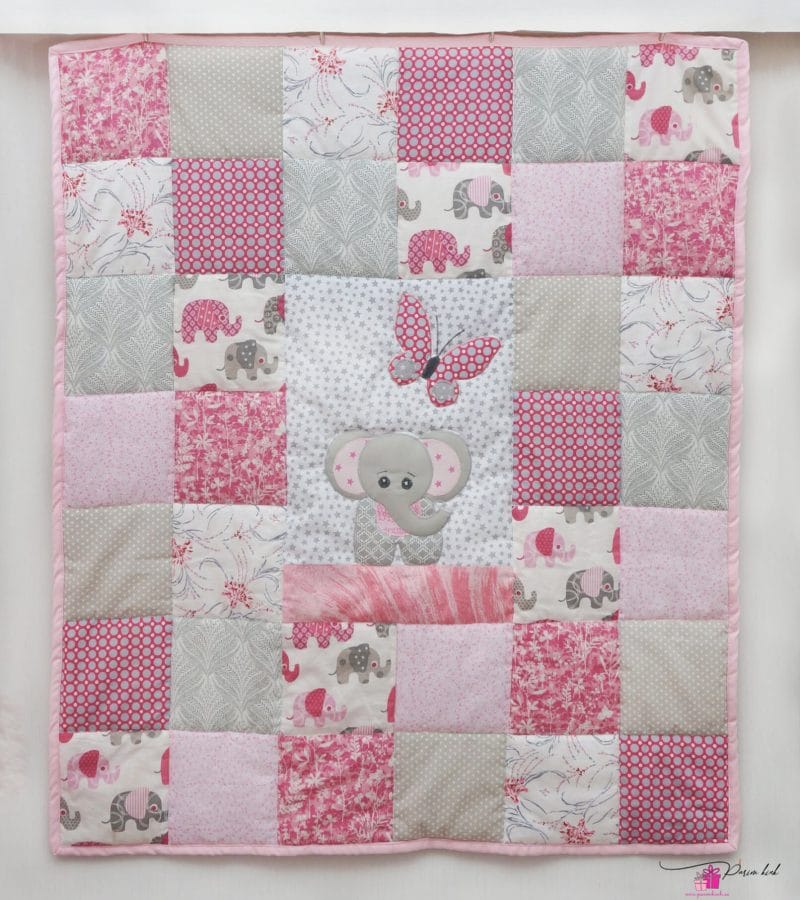 roosa lapitekk elevandiga