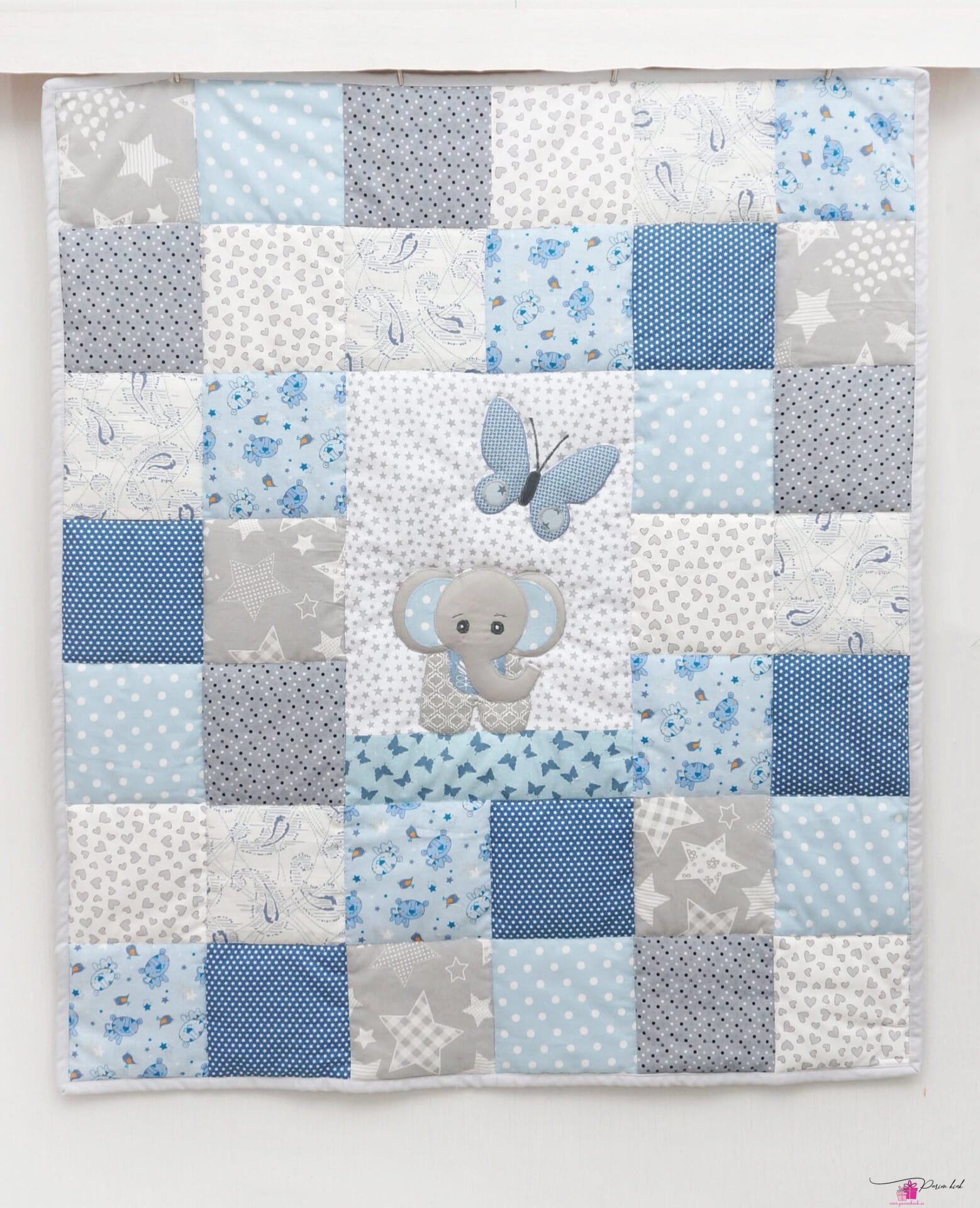 sinine lapitekk elevandiga