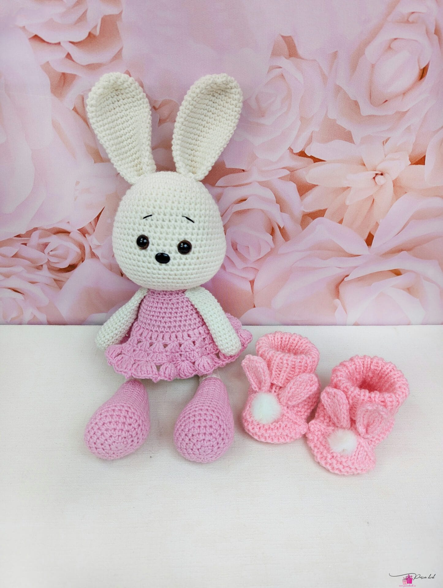 amigurumi jänkutüdruk ja jänkupapud